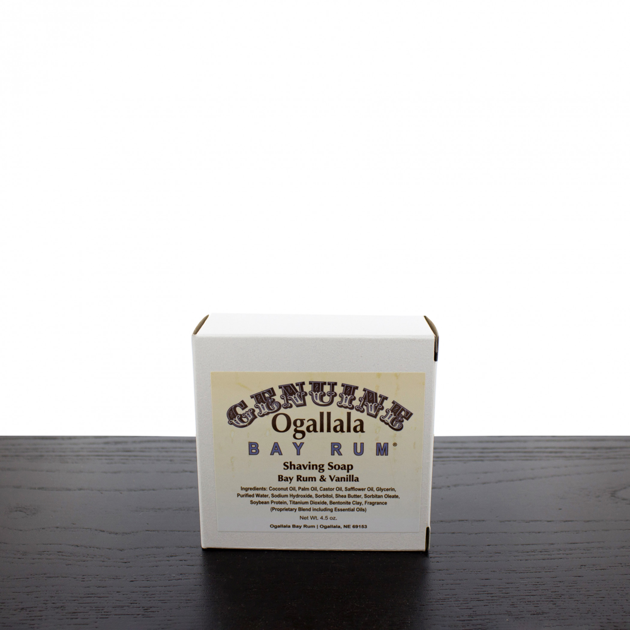 Product image 0 for Ogallala Bay Rum & Vanilla Shaving Soap